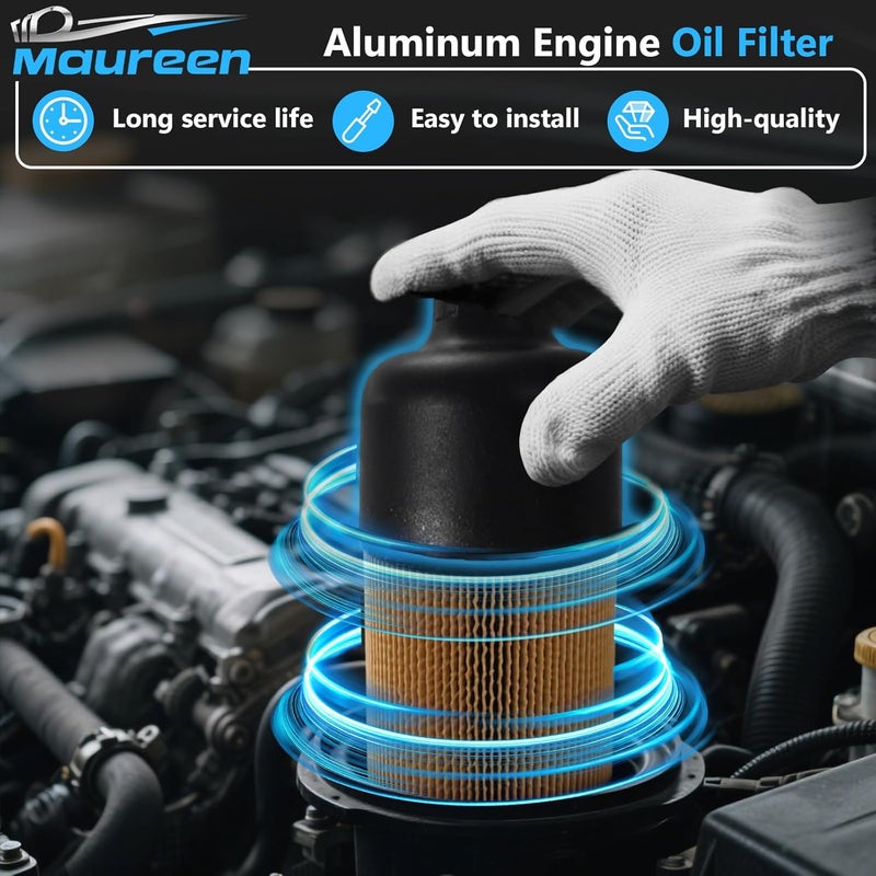 Maureen 926-959 926-876 Aluminum 3.6L Engine Oil Cooler with Oil Filter Housing,for 2011-2016 Jeep Grand Cherokee Wrangler Chrysler 200 300 Dodge Charger Challenger Journey Ram ProMaster - Image 5